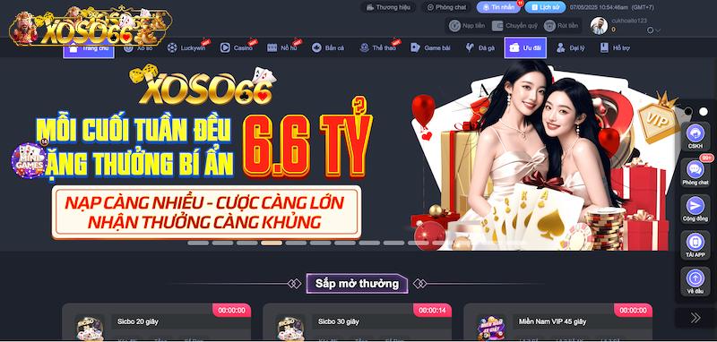 Các khuyến mãi hot nhất tại nhà cái XoSo66